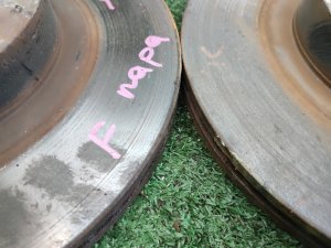 Диск тормозной передний (пара) 295 мм SUBARU EXIGA YAM 2012