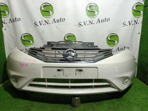 Бампер передний color-QAB 620223VA1B NISSAN NOTE