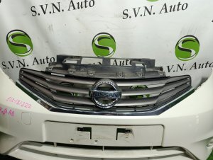 Бампер передний color-QAB NISSAN NOTE OEM 620223VA1B E12 2013