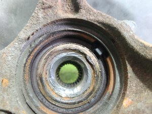Ступица передняя левая HONDA AIRWAVE OEM 44600S5AJ00, 51215SLA000 GJ1 2007