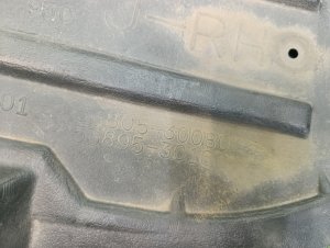 Подкрылок передний правый TOYOTA CROWN MAJESTA OEM 5380530080, 5387530230 UZS206 2010