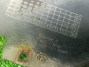 Подкрылок передний левый CHEVROLET CAPTIVA OEM 95062929 C140 2011