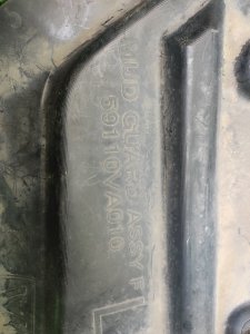 Подкрылок передний левый SUBARU LEVORG OEM 59110VA010 VM4 2014