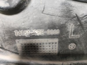 Подкрылок передний левый HONDA ODYSSEY OEM 74151SFE000 RB1 2003