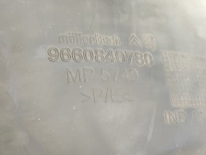 Подкрылок передний правый (2 части) CITROEN C6 OEM 9660840780, 9646334280 TD 2006