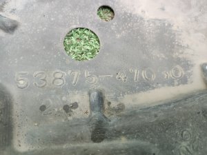 Подкрылок передний правый TOYOTA PRIUS OEM 5387547030 ZVW30 2011