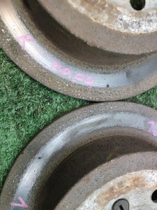 Диск тормозной задний (пара) TOYOTA ALPHARD MNH15 2004