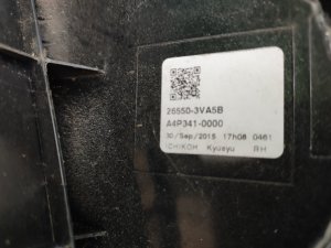 Стоп сигнал правый D117 NISSAN NOTE OEM 265503VA5B E12 2013