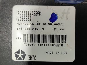 Блок управления климат-контролем JEEP GRAND CHEROKEE OEM 55111922AG WK2 2011