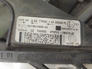 Фара правая CITROEN C3 OEM 967381448002 A51 2012