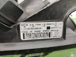 Фара левая CITROEN C3 OEM 967381508002 A51 2012
