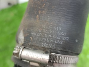 Патрубок интеркулера VOLKSWAGEN TIGUAN OEM 5N0145834, 1K0145770, 1K0145838 5NCCZ 2008