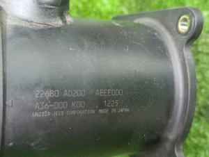 Датчик массового расхода воздуха NISSAN SERENA OEM 22680AD200 PC24 2002