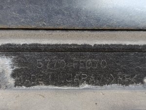 Бампер передний color-51E SUBARU IMPREZA OEM 57704FE070 GG3 2003