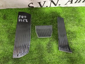 Накладки на педали M-Tech BMW 120I 2007 E87 E87 BMW 1 Series, 120I 2007 BMW 1 SERIES, 120I E87 2007